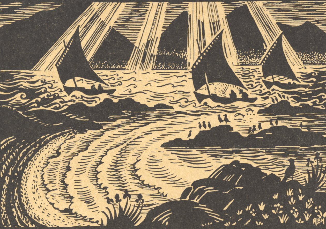 Tre segelfartyg av Edmund Hunter