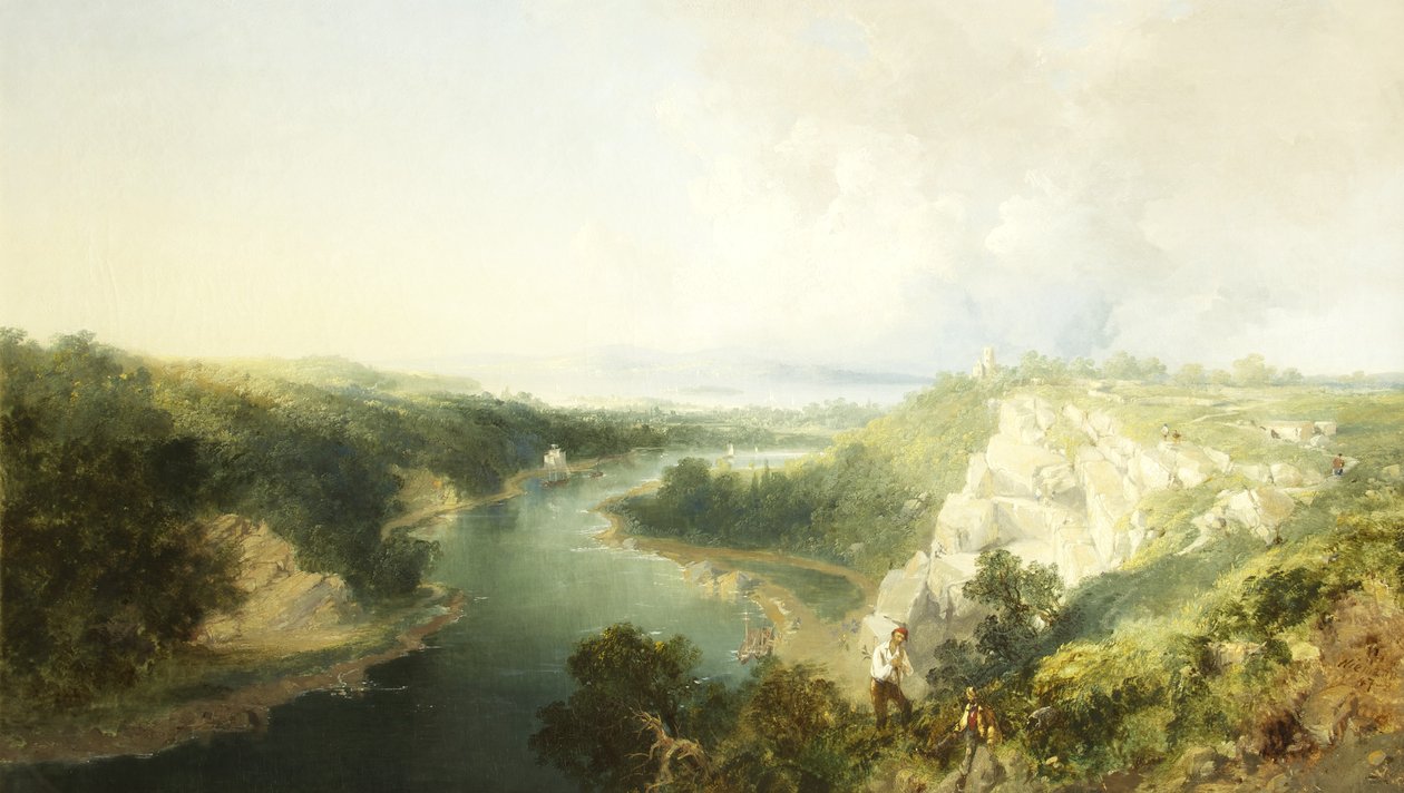 Avon och Severn från Clifton Down av Edmund John Niemann