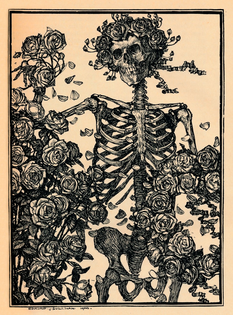 Illustration för The Rubaiyat of Omar Khayyam, 1900 av Edmund Joseph Sullivan