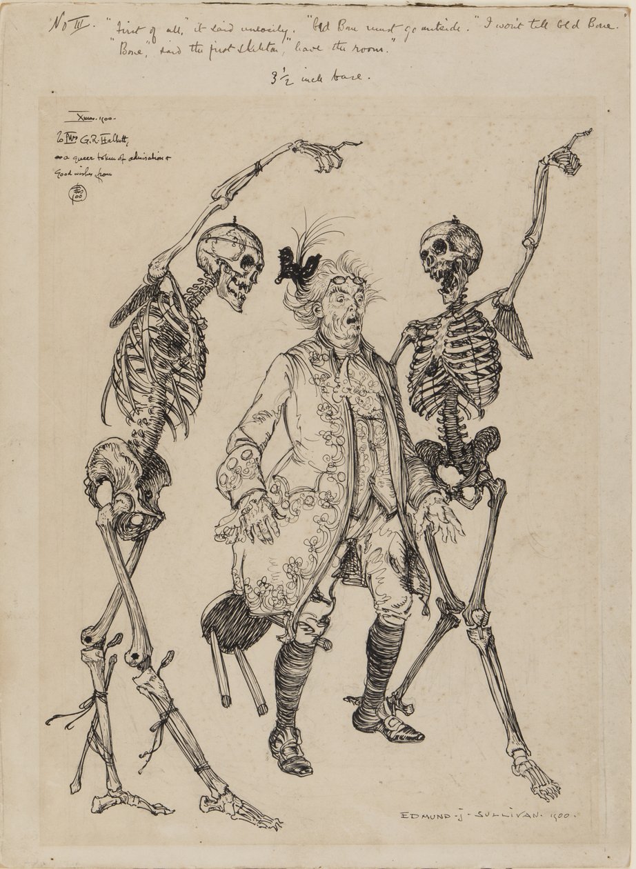Old Bones måste gå ut... 1900 av Edmund Joseph Sullivan