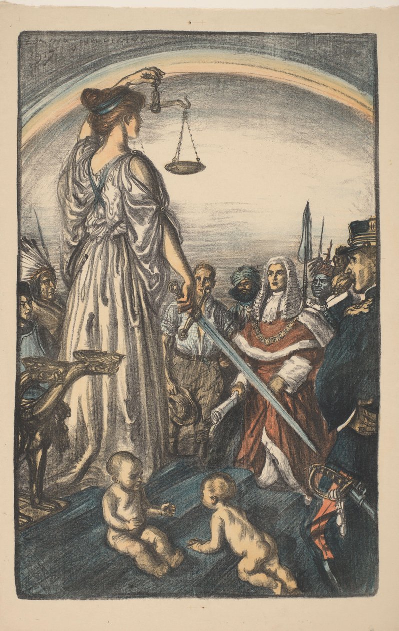 Personifiering av rättvisa Reign of Justice (originaltitel) Great War: Britain