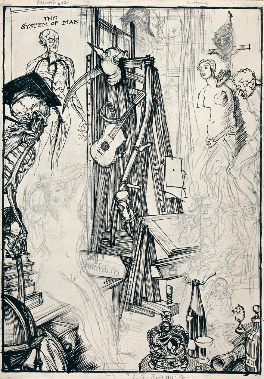 Serietecknaren - Etapp IV, c1920 av Edmund Joseph Sullivan