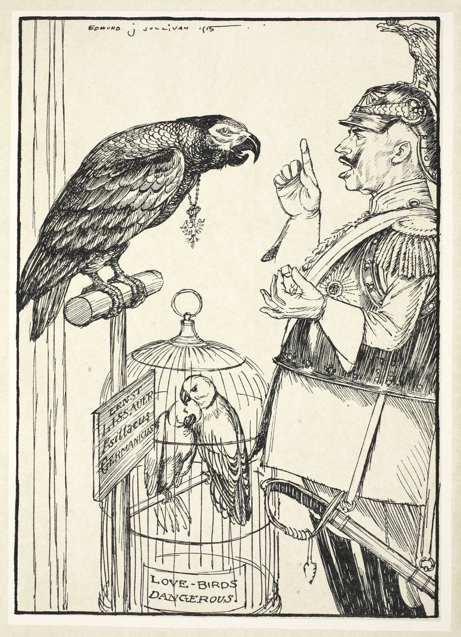The Hymn of Hate (A little bet of sugar for the bird), illustration från The Kaiser