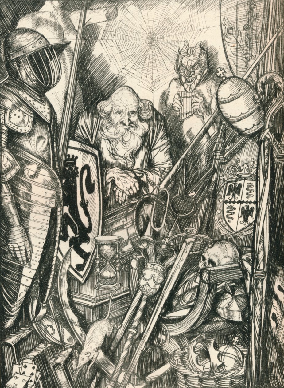 Symbolaffären, c1898, 1924 av Edmund Joseph Sullivan