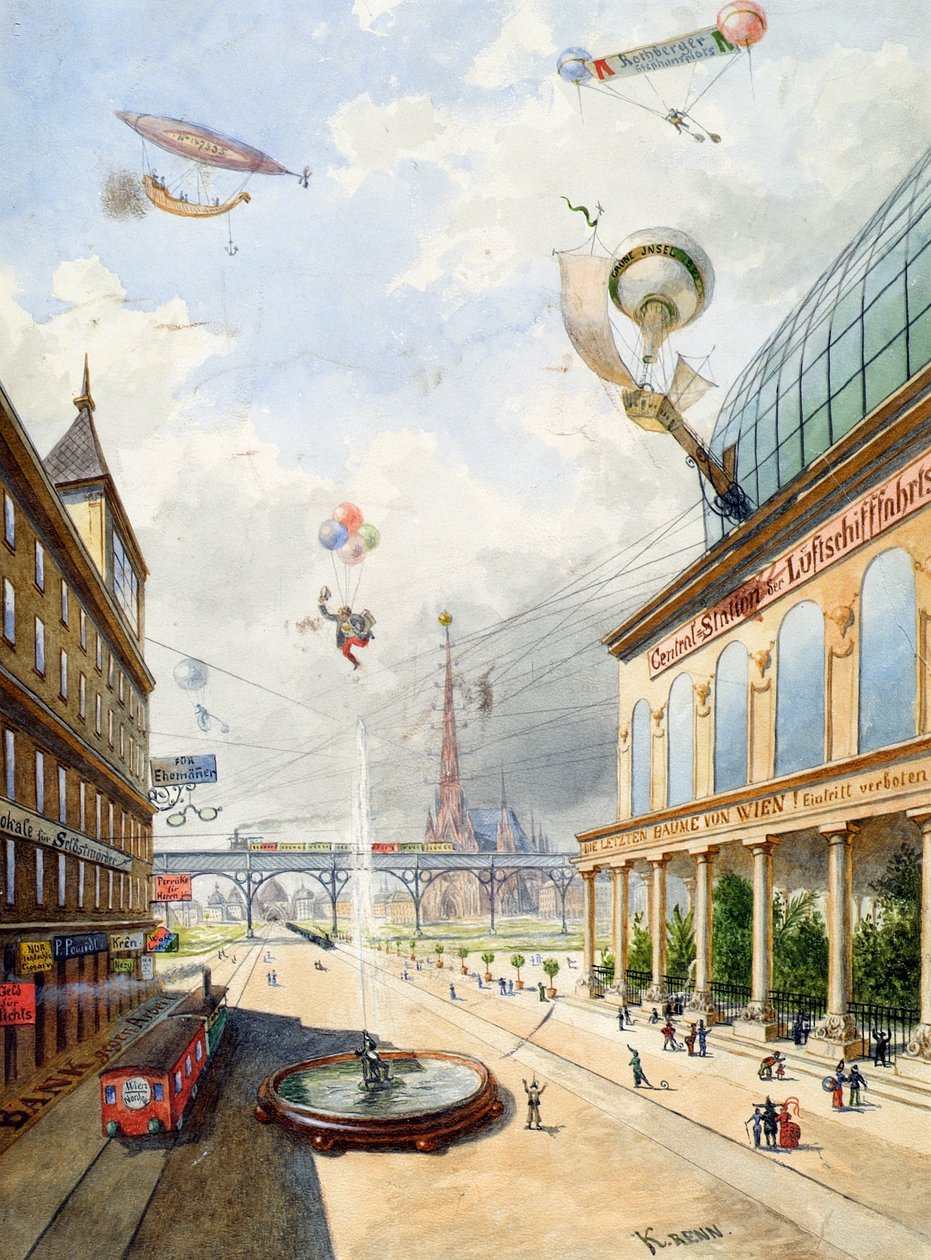 Wien om hundra år av Edmund Krenn