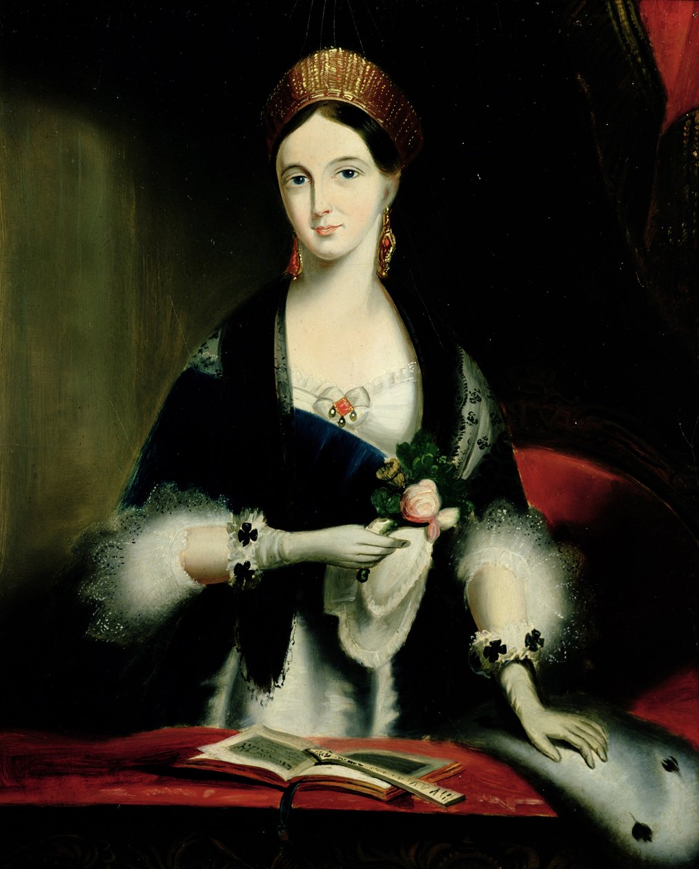 Drottning Victoria på Drury Lane Theatre av Edmund Thomas Parris