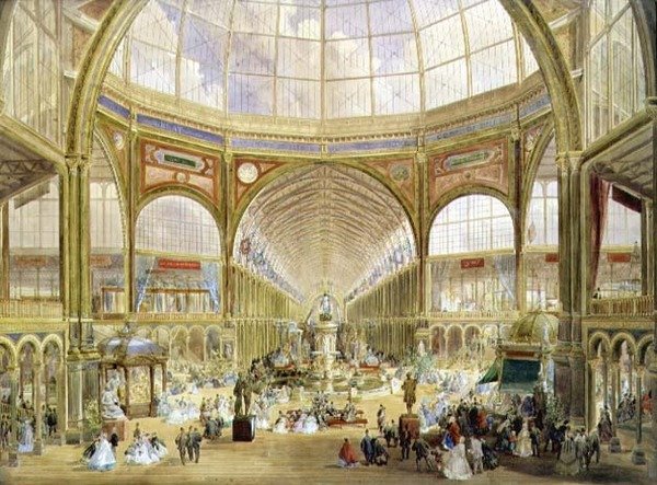 Interiör av den internationella utställningen 1862 av Edmund Walker