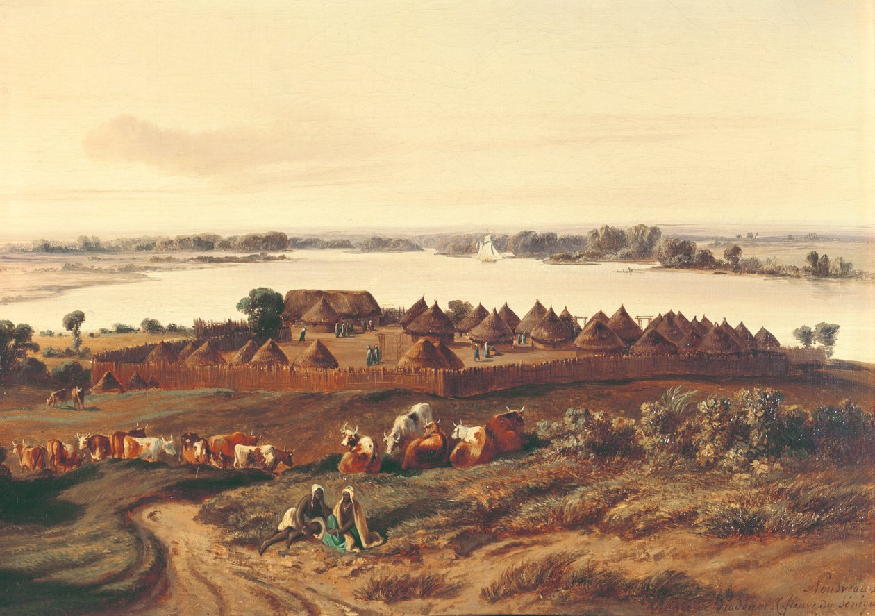 By i Senegal av Edouard Auguste Nousveaux