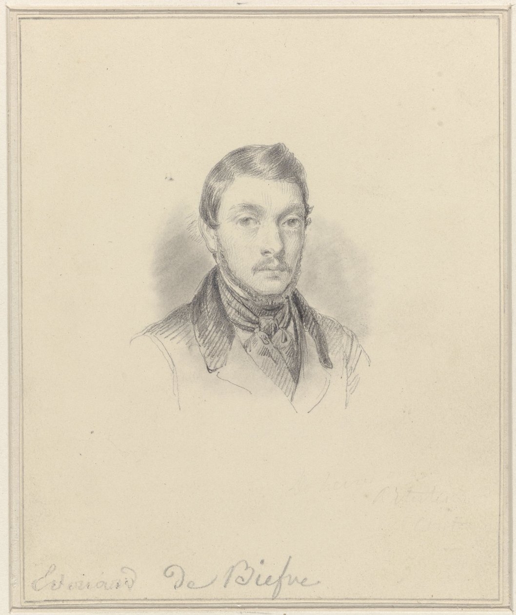Självporträtt av Edouard De Bièfve