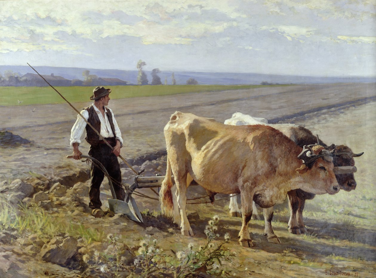 Fåran, 1897 av Edouard Debat Ponsan