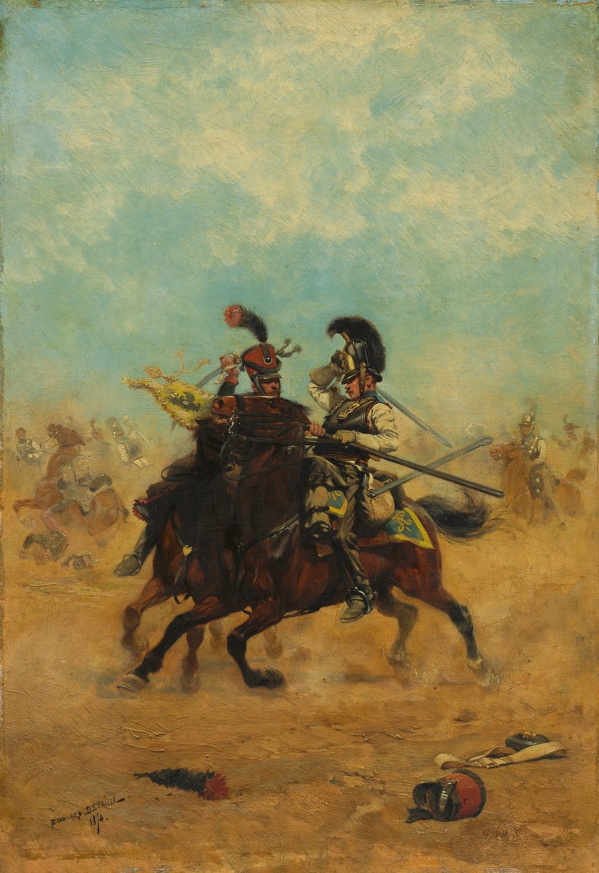 Bekämpa för färgerna av Jean Baptiste Edouard Detaille