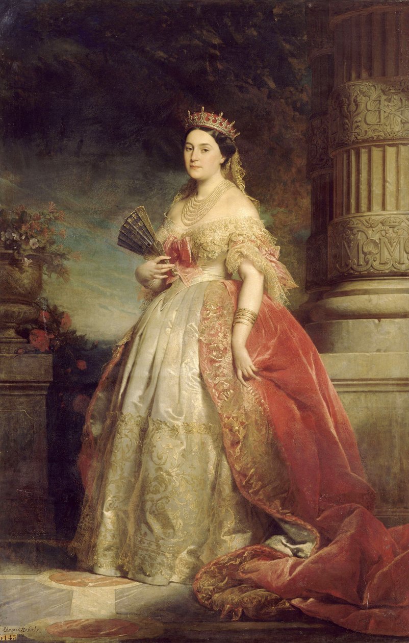 Portrait of the Empress Eugenie av Edouard Louis Dubufe