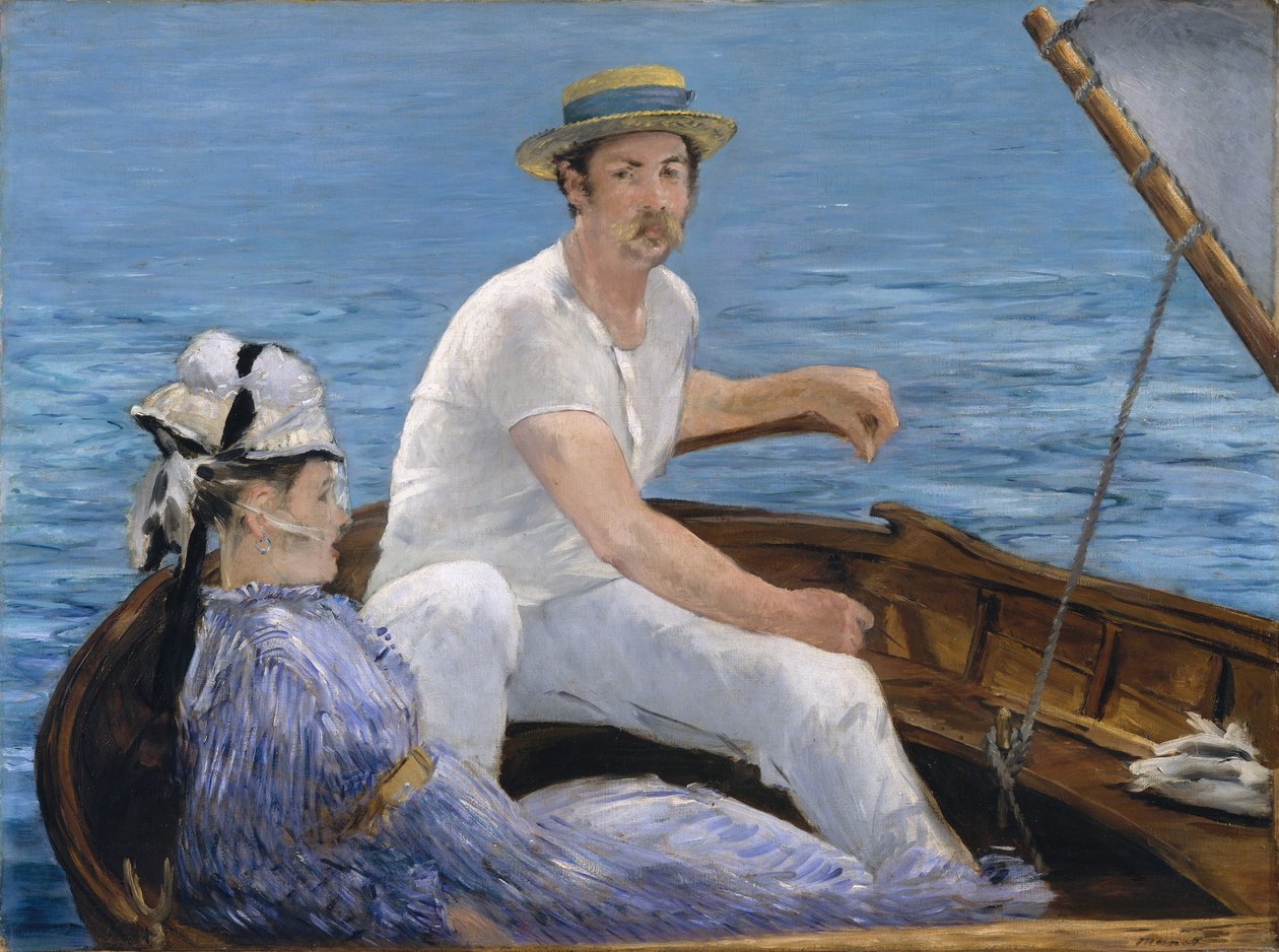 Båtliv, 1874 (Olja på duk) av Édouard Manet