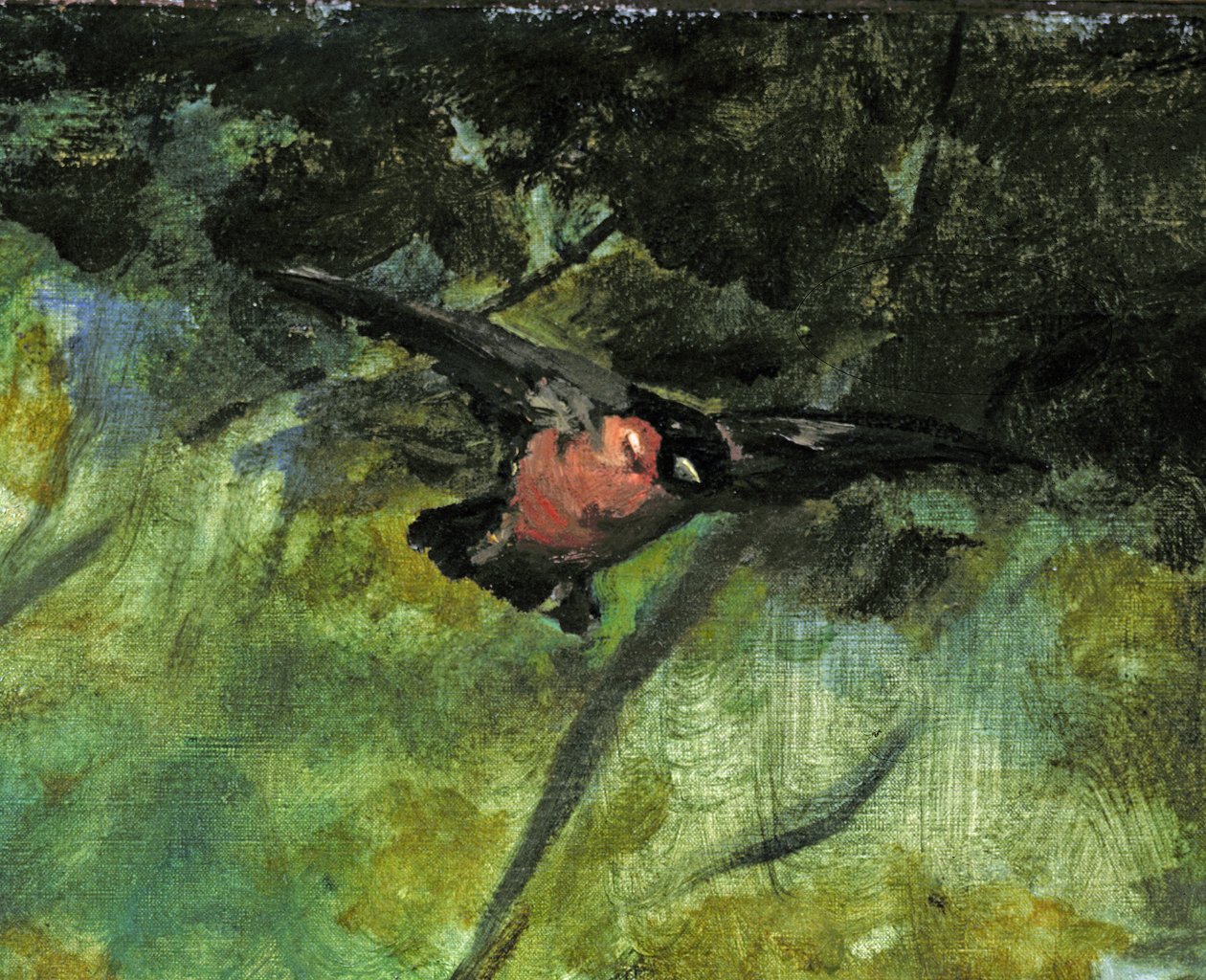 Dejeuner sur lHerbe, 1863 olja på duk detalj av 2310 av Édouard Manet
