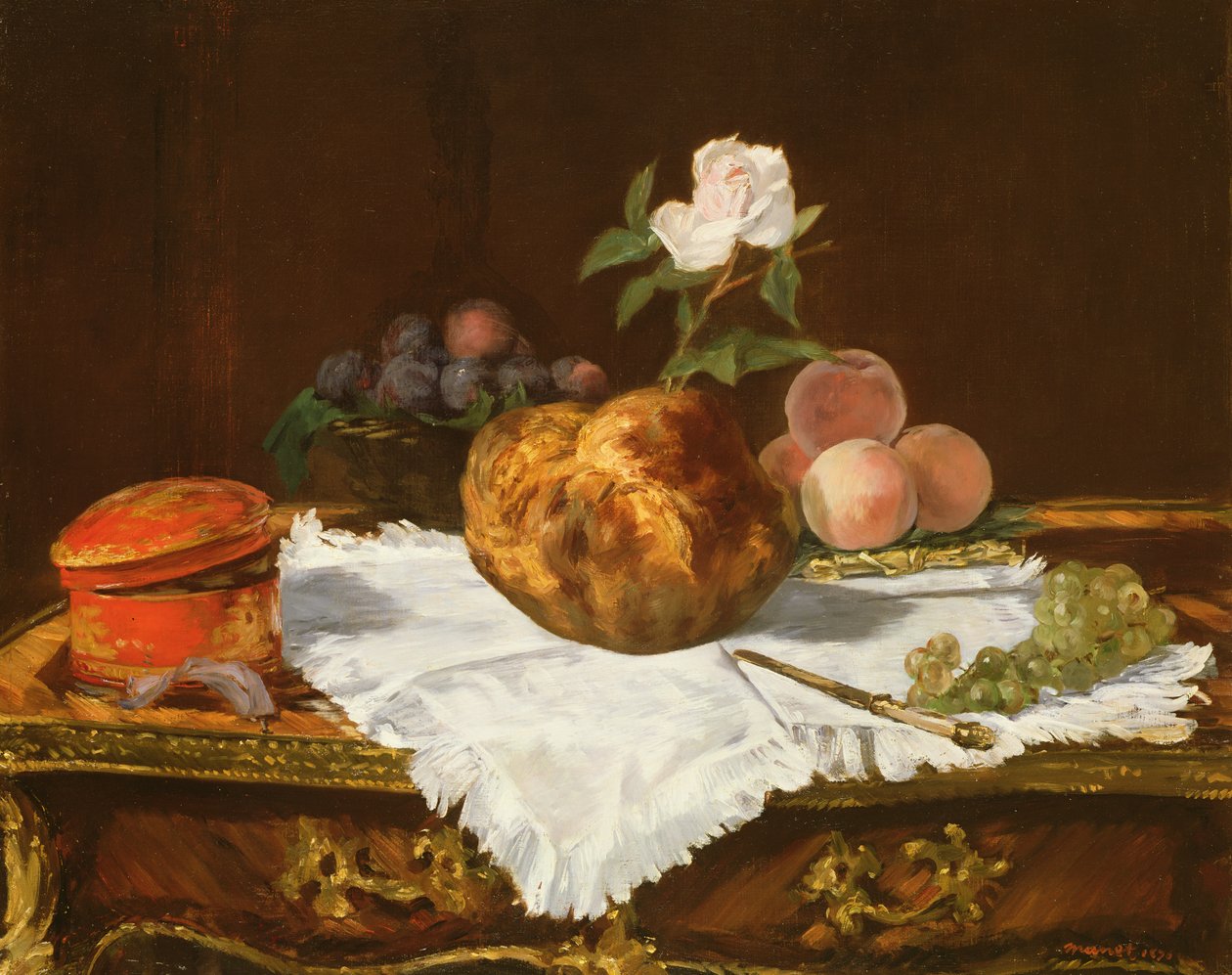 La Brioche, 1870 av Édouard Manet
