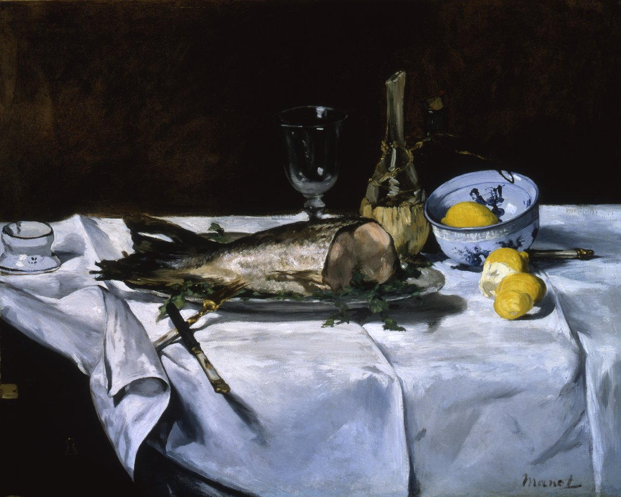Laxen, ca 1864 av Édouard Manet