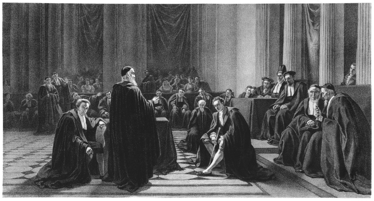 De franska israeliternas stora sanhedrin, 4 februari 1807 av Edouard Moyse