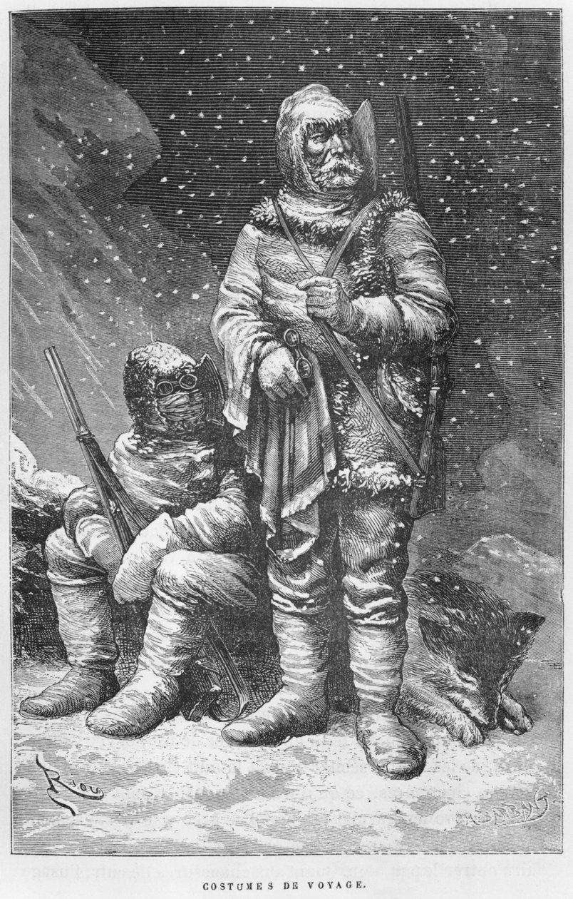 Utforskningsdräkter, illustration från 