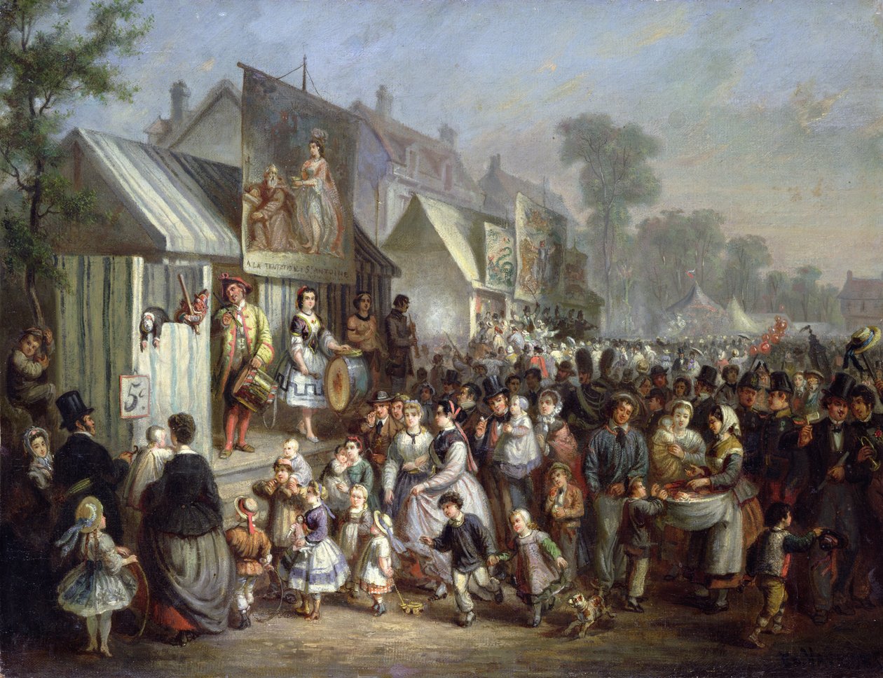 En fest i Saint-Cloud under det andra imperiet av Edouard Vaumort