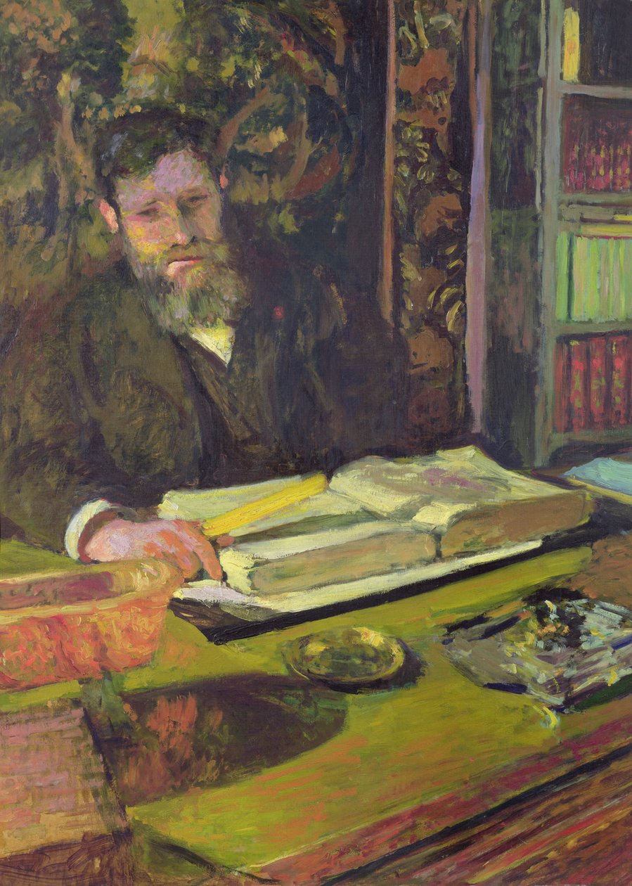 Arthur Fontaine (1860-1931) c.1906 (olja på kort) av Edouard Vuillard