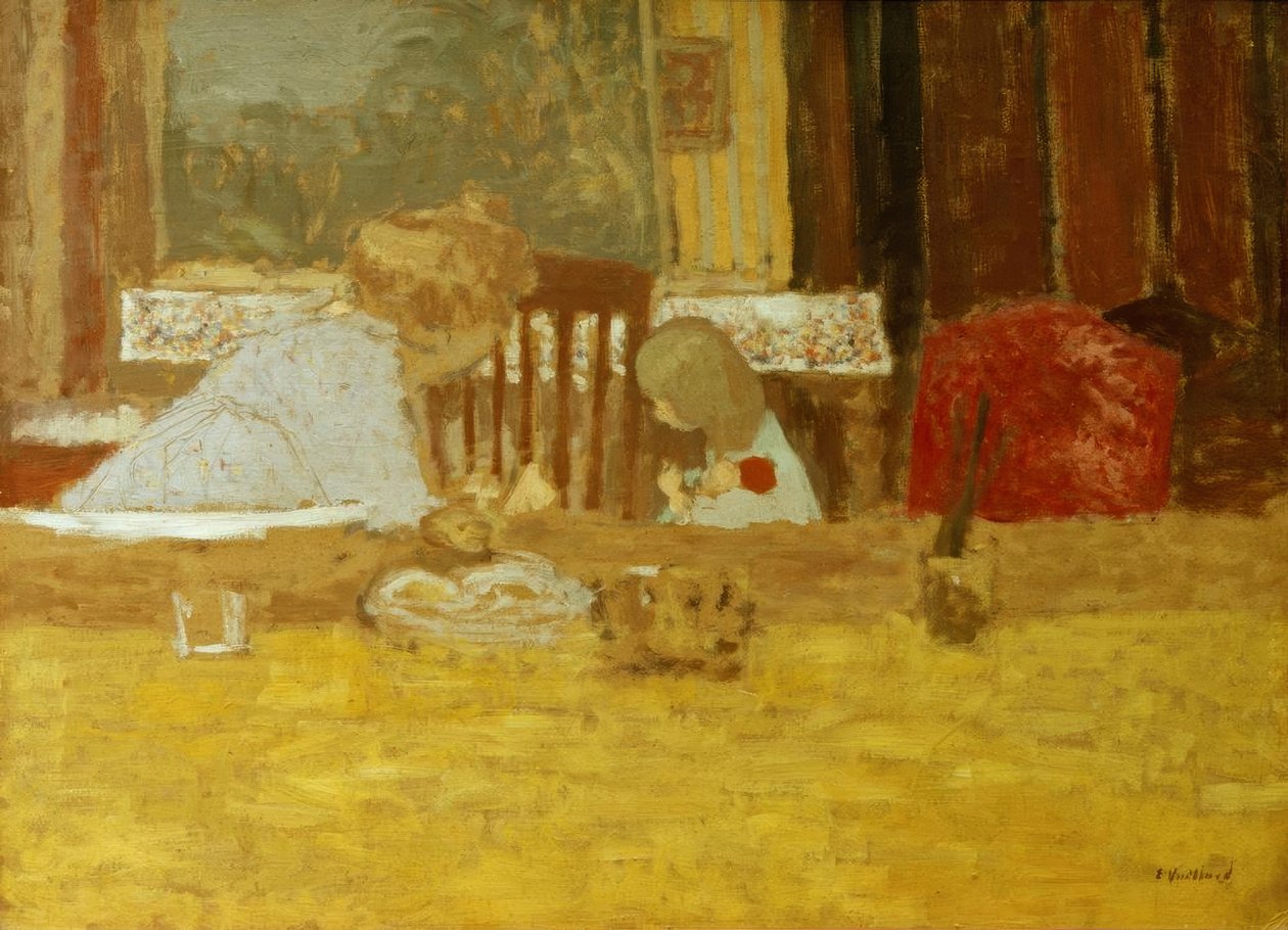 Olga Natanson och hennes dotter Marcelle av Edouard Vuillard
