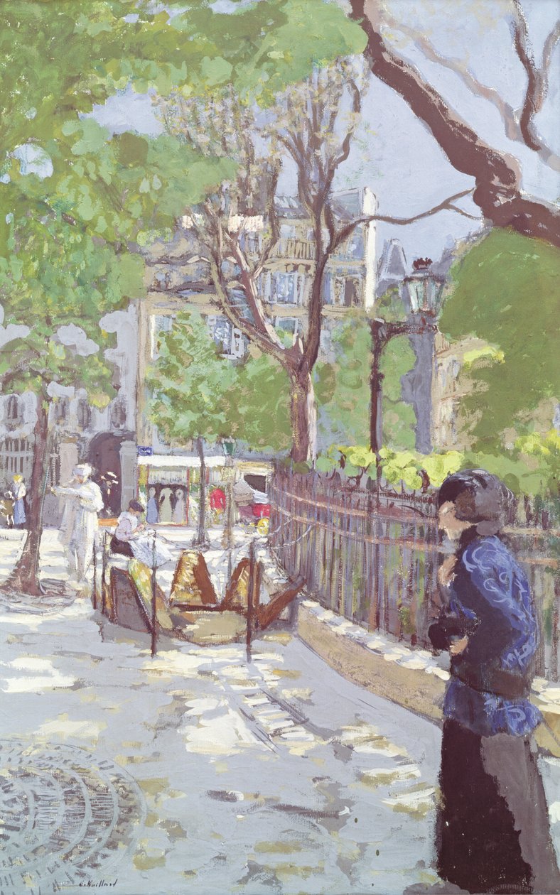 Ventimiglia-torget av Edouard Vuillard