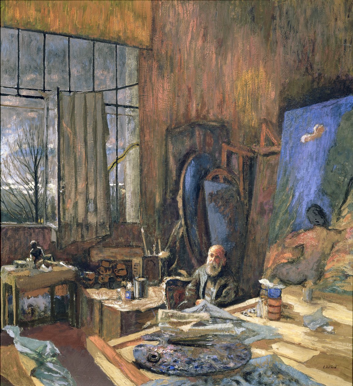 Porträtt av Ker-Xavier Roussel (1867-1944) 1935 av Edouard Vuillard