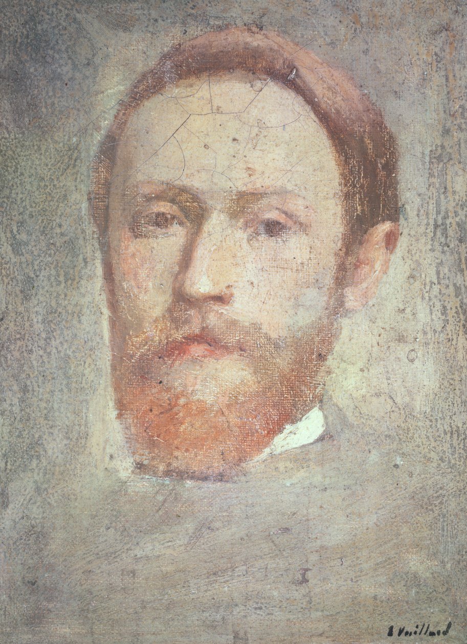 Självporträtt, ca 1889 av Edouard Vuillard