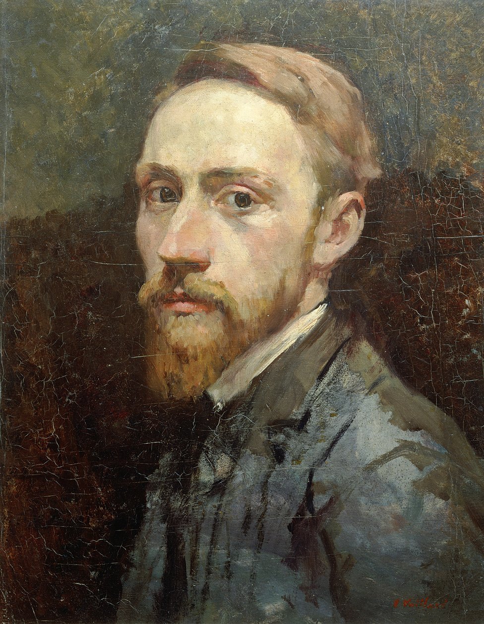 Självporträtt, ca 1889-90 av Edouard Vuillard