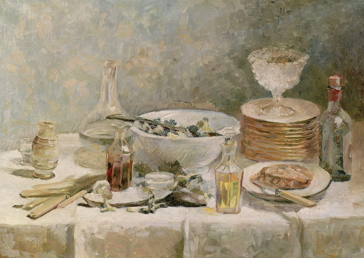 Stilleben med sallad, c.1887-88 av Edouard Vuillard