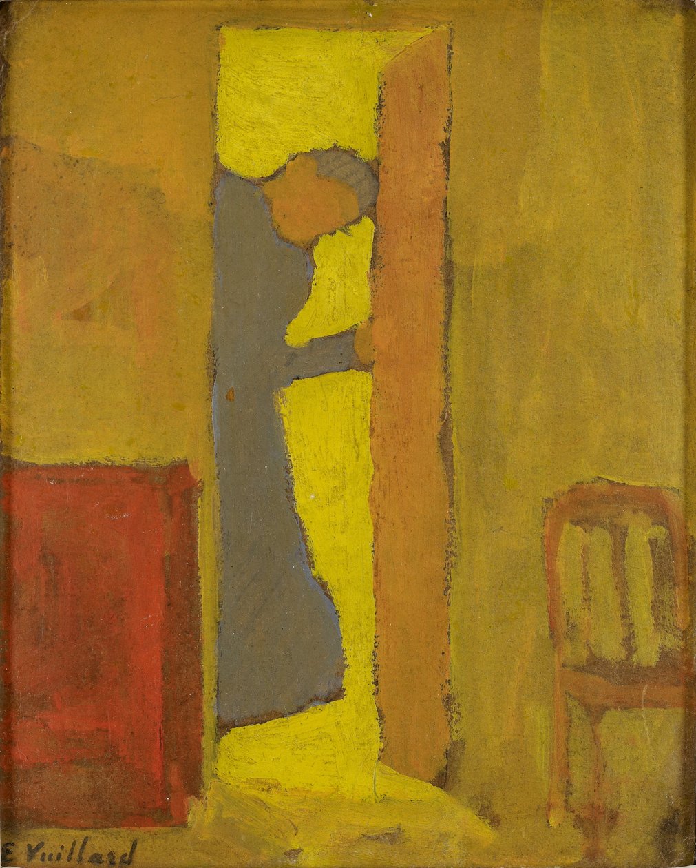 The Artist’s Mother Opening a Door av Edouard Vuillard