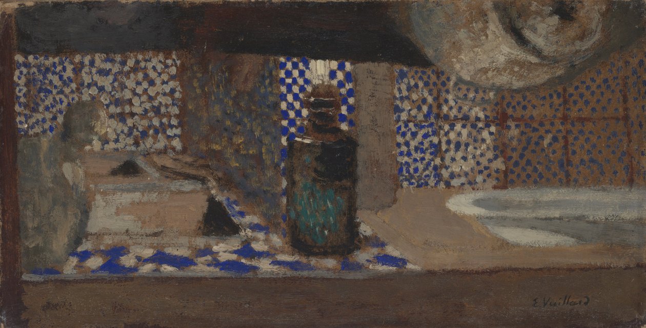 Köket, 1891-92 (olja på kartong) av Edouard Vuillard
