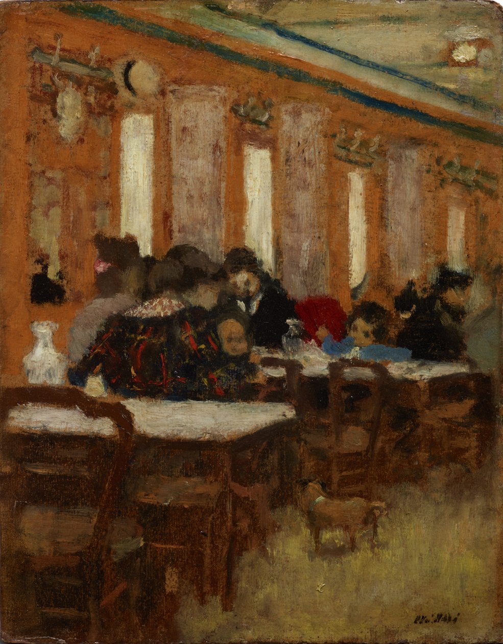 Den lilla restaurangen av Edouard Vuillard