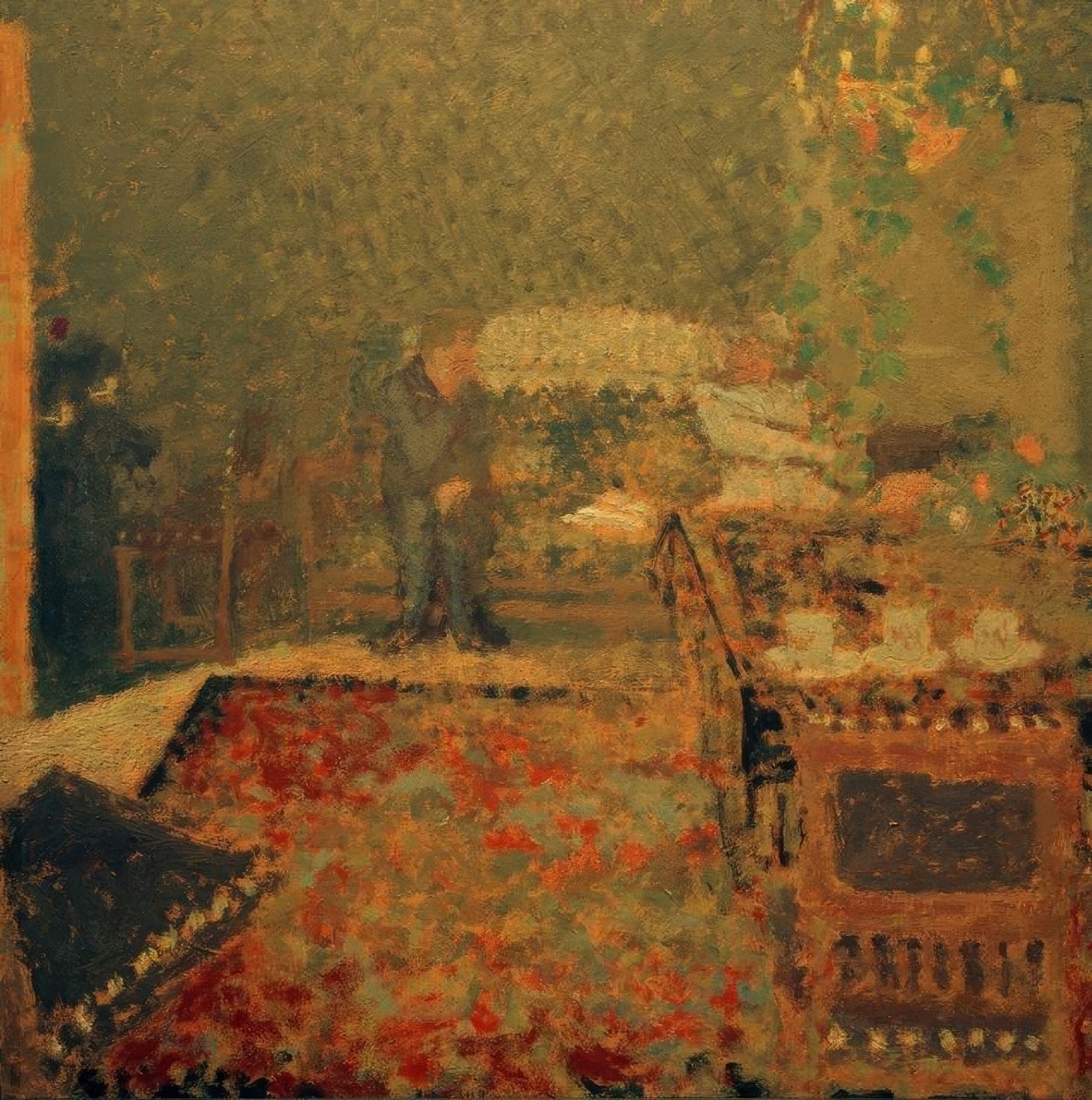 Vallottons Salon i La Naz, Romanel av Edouard Vuillard