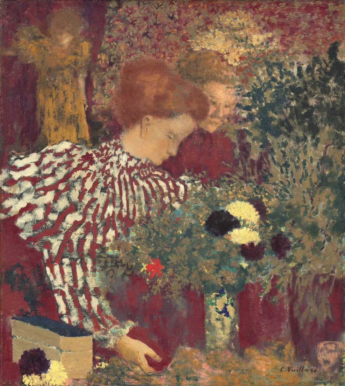 Woman in a Striped Dress av Edouard Vuillard