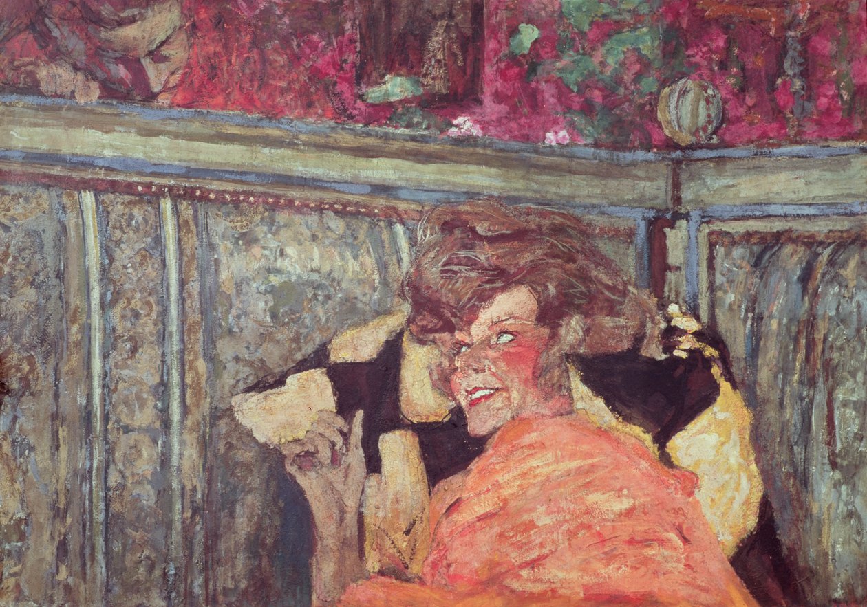 Yvonne Printemps (1894-1977) och Sacha Guitry (1885-1957) ca 1912 av Edouard Vuillard