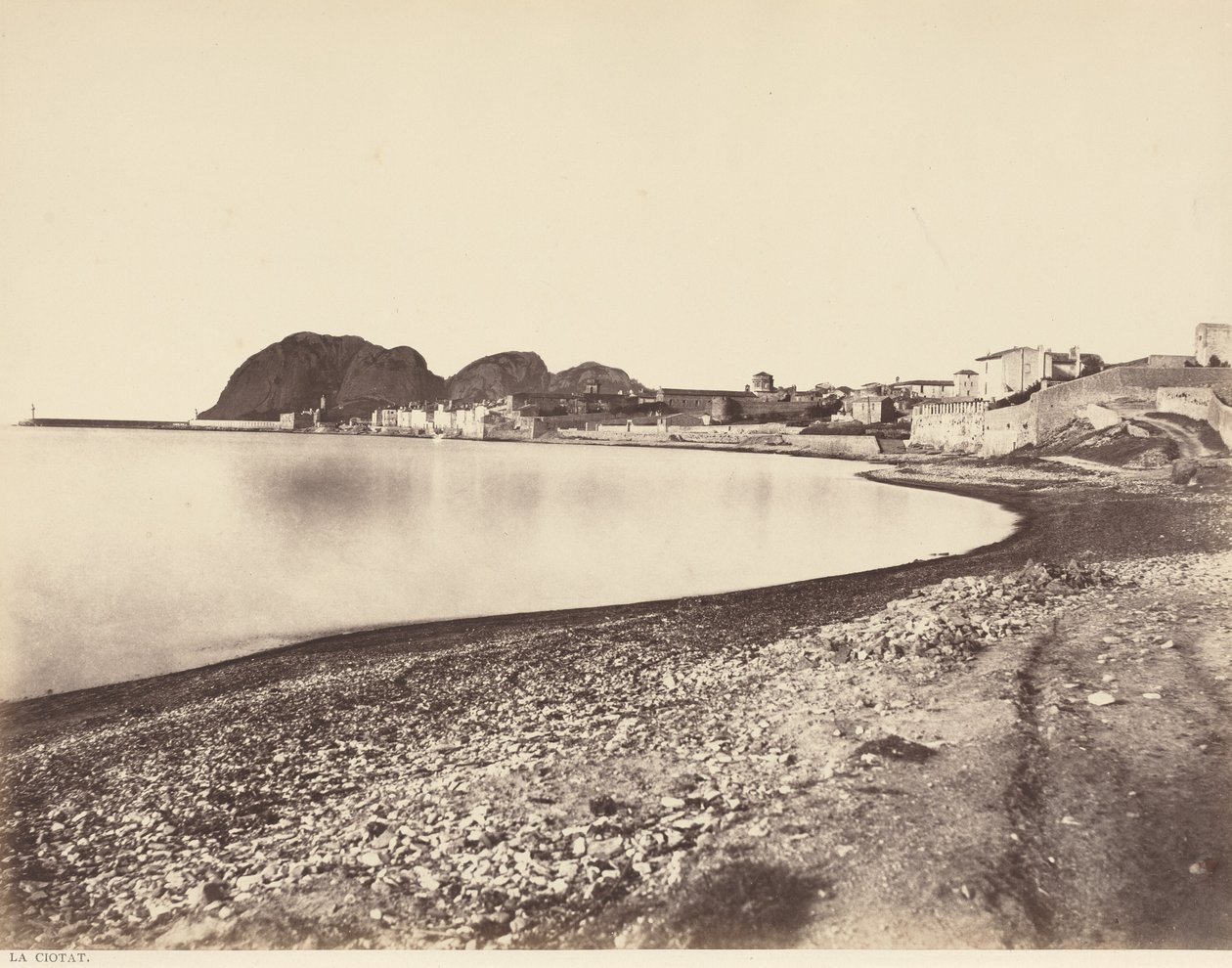 La Ciotat, ca 1860 (foto) av Edouard-Denis Baldus