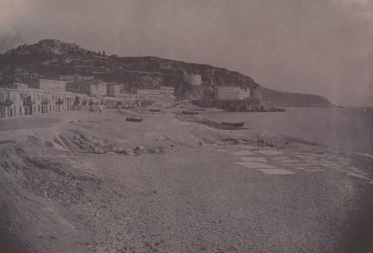 Les Ponchettes i Nice, ca 1855 (foto) av Edouard-Denis Baldus