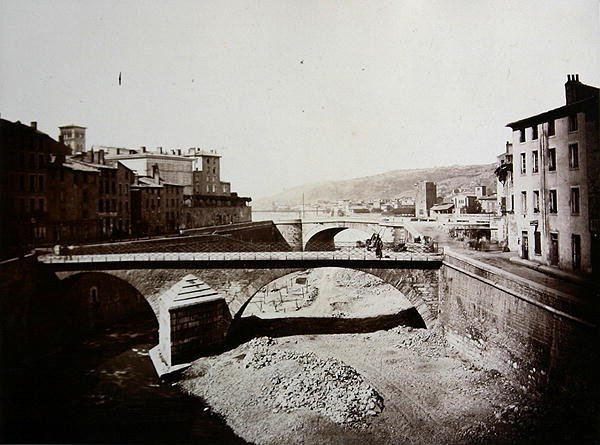 Utsikt över Vienne (foto) av Edouard Denis Baldus