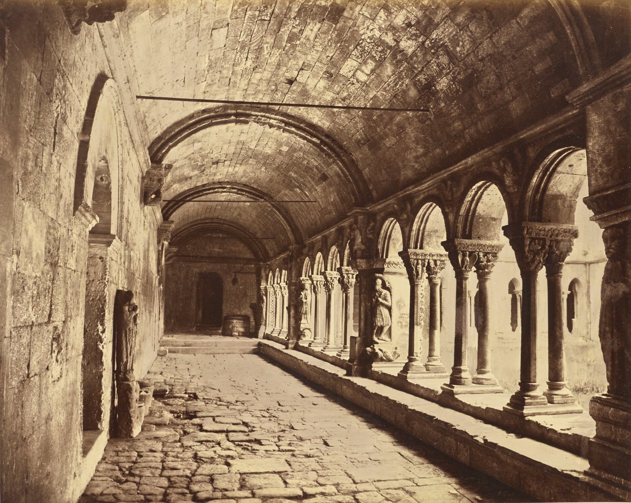 Arles. Klostergången i Saint-Trophime av Édouard Baldus