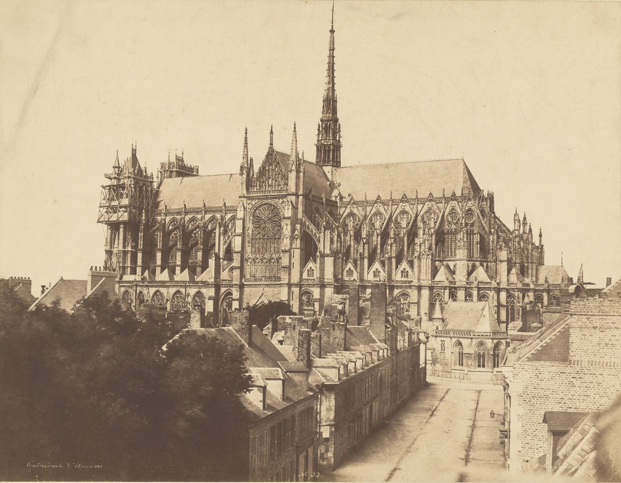 Katedralen i Amiens av Édouard Baldus