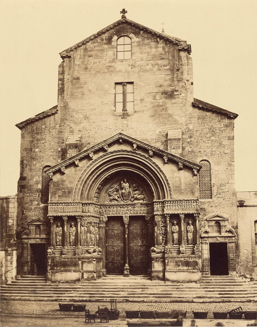Saint-Trophime-kyrkan, Arles av Édouard Baldus