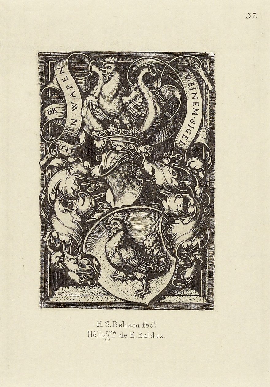 [Design av Hans Sebald Beham] av Édouard Baldus