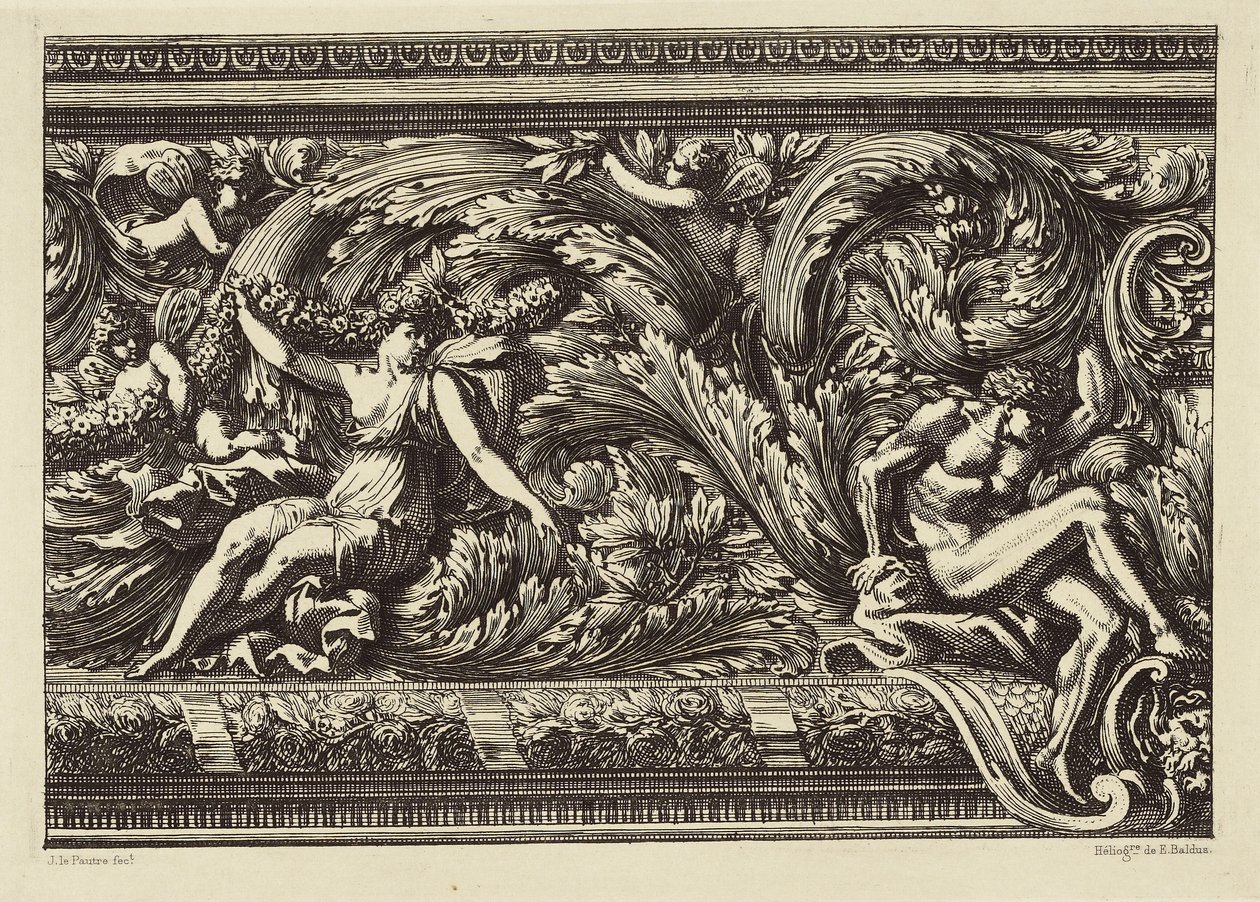 [Design av Jean le Pautre] av Édouard Baldus