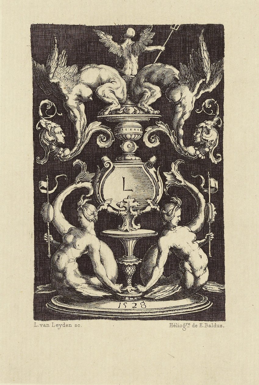 [Design av Lucas van Leyden] av Édouard Baldus