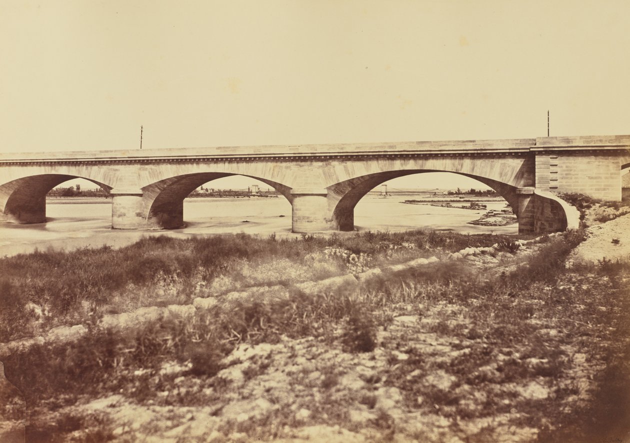 Durance. Viadukt av Édouard Baldus
