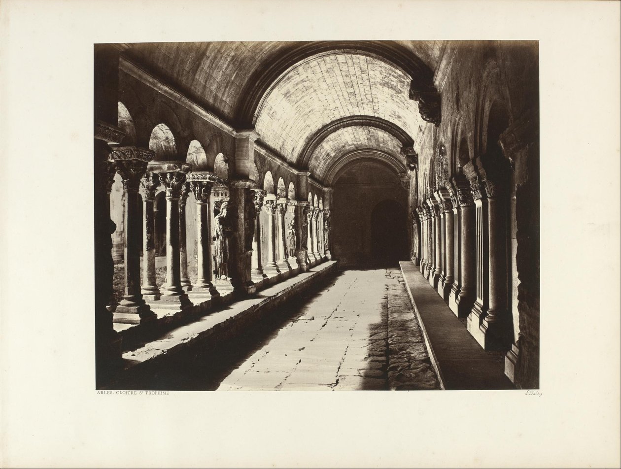 Klostergången Saint-Trophime, Arles av Édouard Baldus