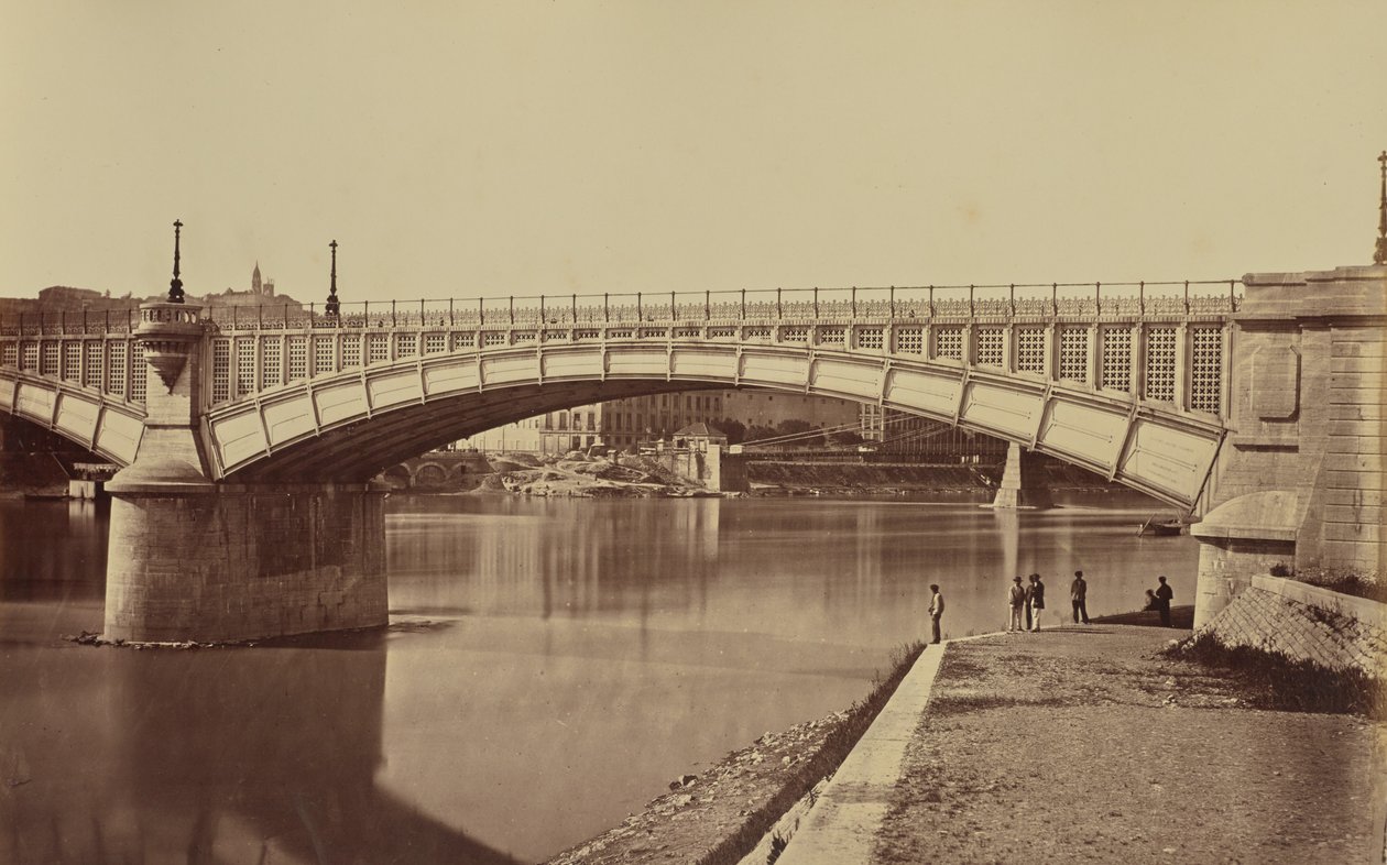 Lyon. Rhôneviadukten av Édouard Baldus