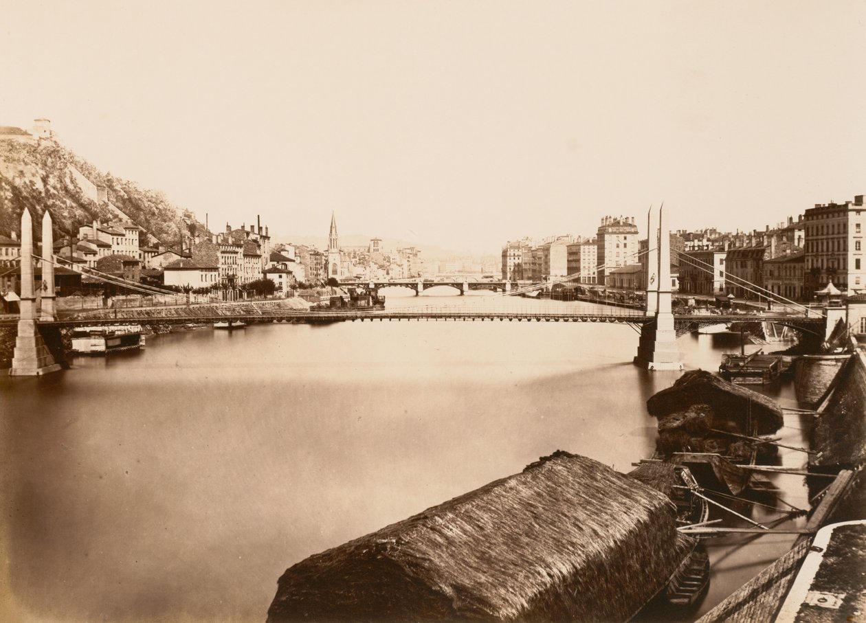 Lyon, ca. 1861. av Édouard Baldus