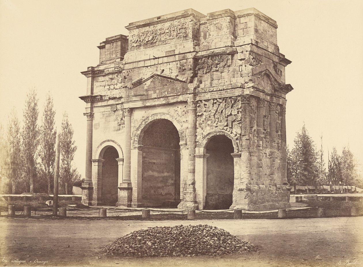 Romersk båge, Orange av Édouard Baldus